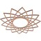 Ekena Millwork Eleanor Wood Fretwork Pierced Ceiling Medallion, Cherry, 20"OD x 7 3/4"ID x 1/4"T CMWP20X20X0250EACH - alternate 4
